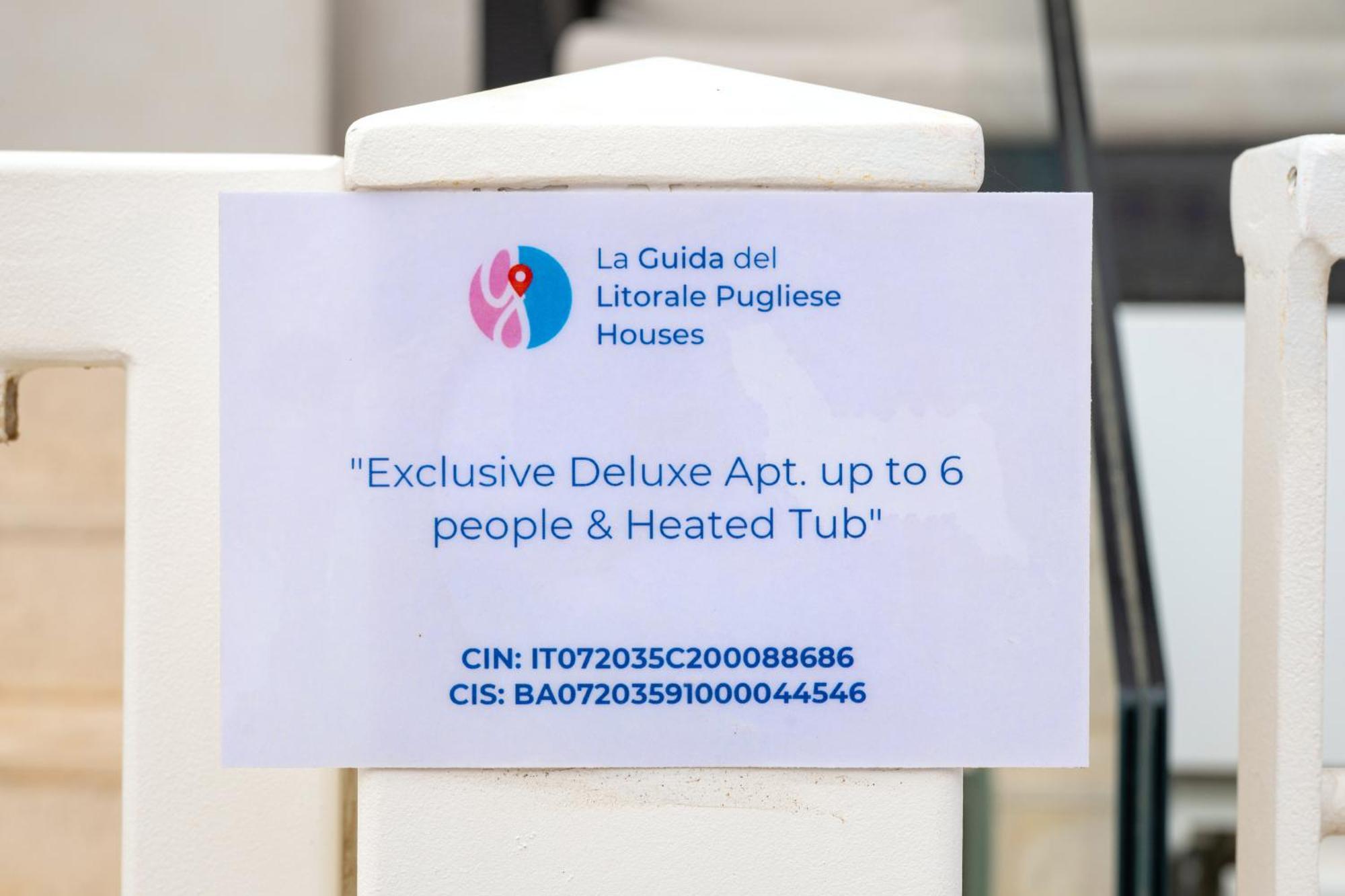 Exclusive Deluxe Apt Up To 6 People & Heated Tub Polignano a Mare Luaran gambar